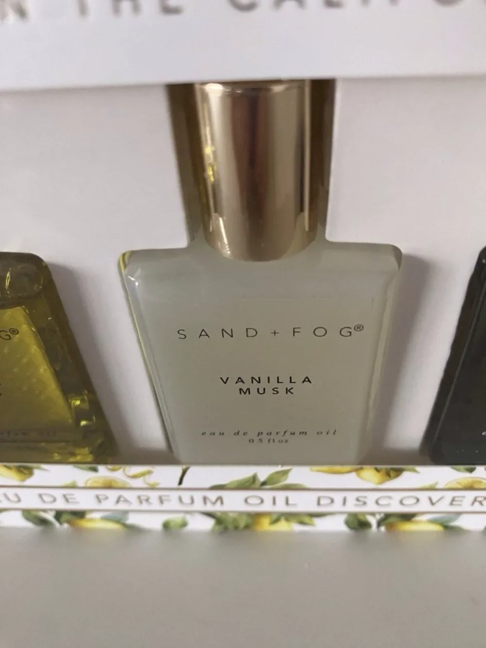 SAND + Fog Eau de Parfum Oil Discovery‎ Set California Coast 3 x 0.5 fl oz NEW
